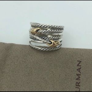 David Yurman Double X Crossover ring
